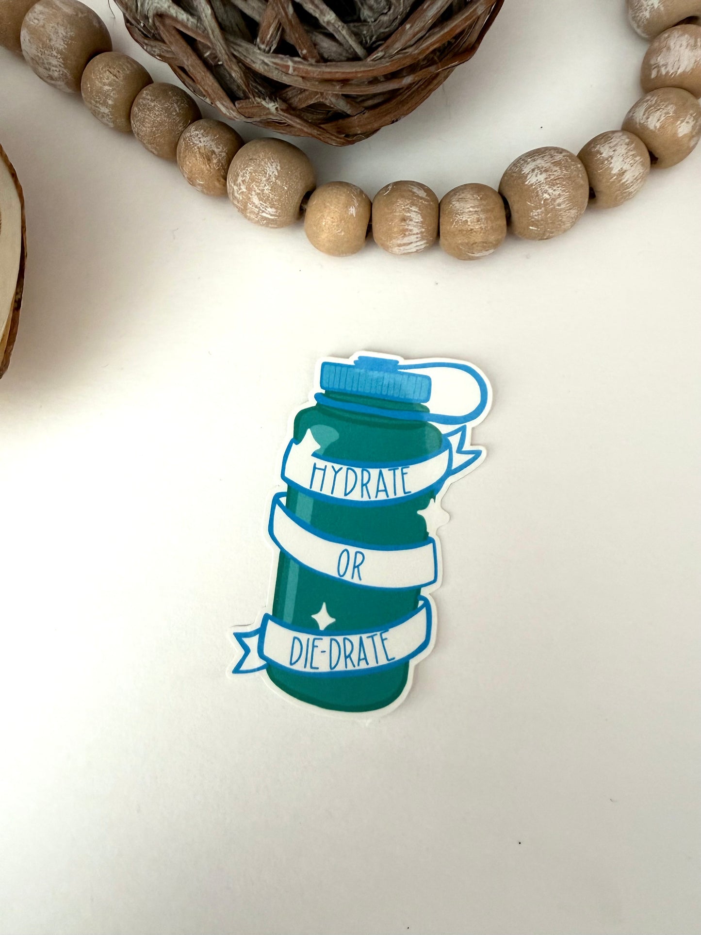 Hydration Vinyl Sticker | Drink Water