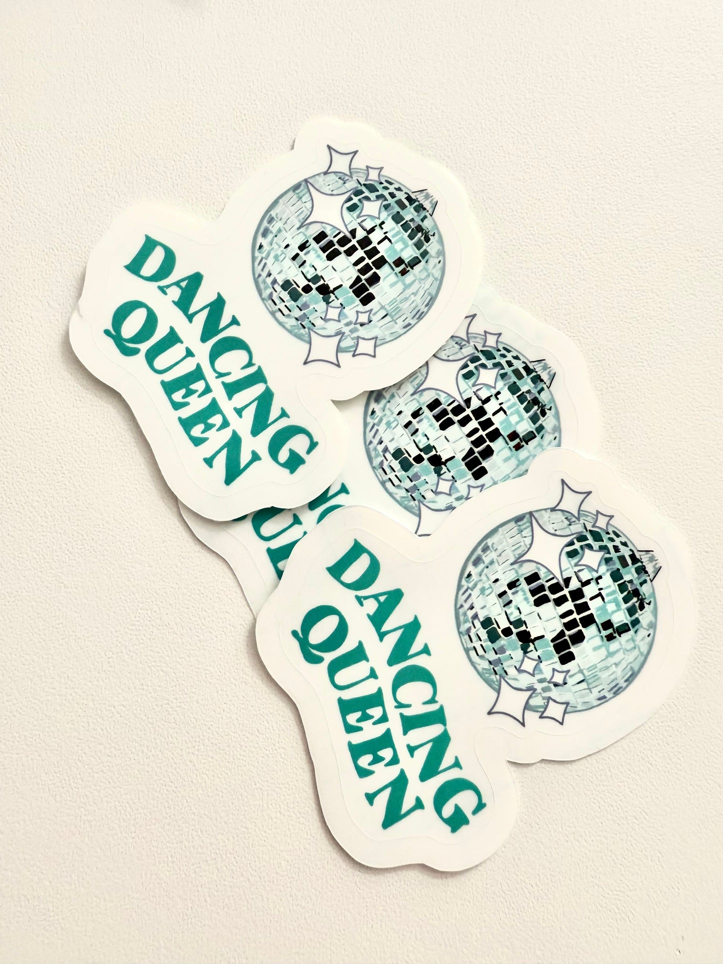 Dancing Queen Disco Ball Sticker | Retro Party Vinyl Sticker