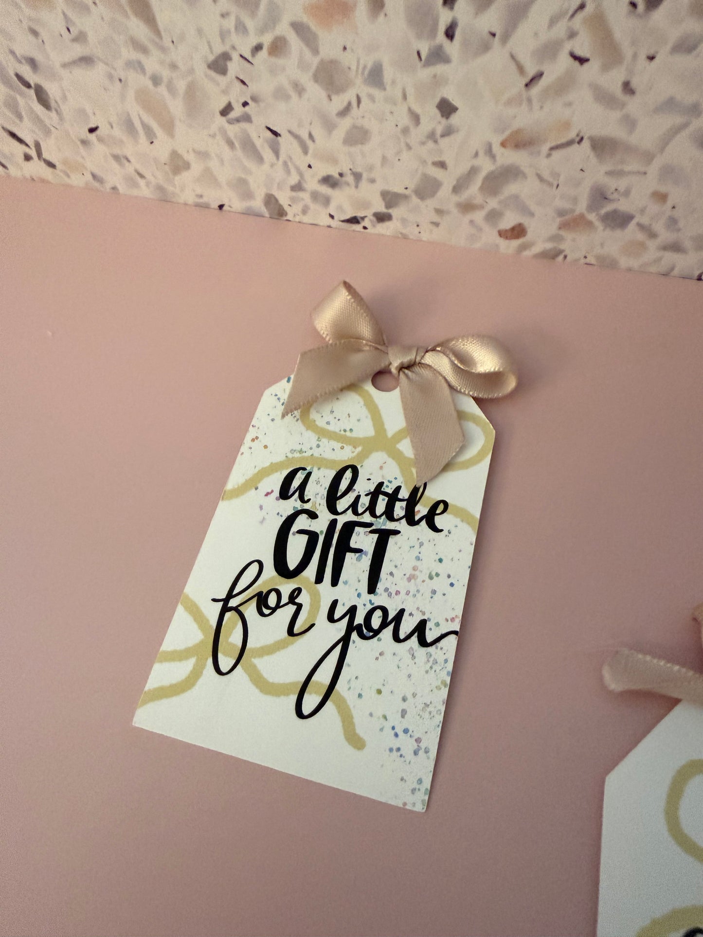 Gift Tags | A Little Gift For You - Glitter | Generic Gift Tag