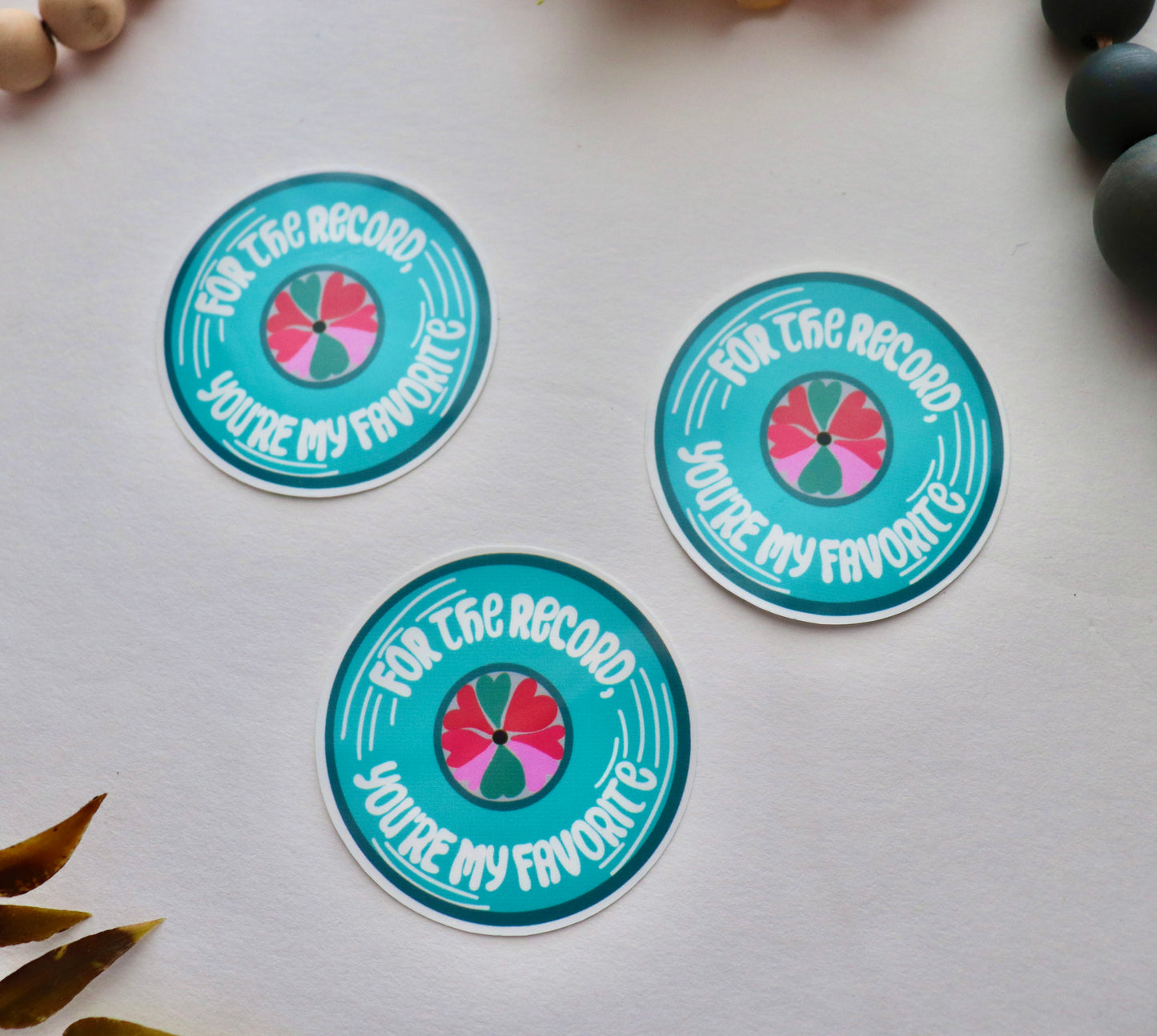 Record Vinyl Sticker | Cute Record Sticker