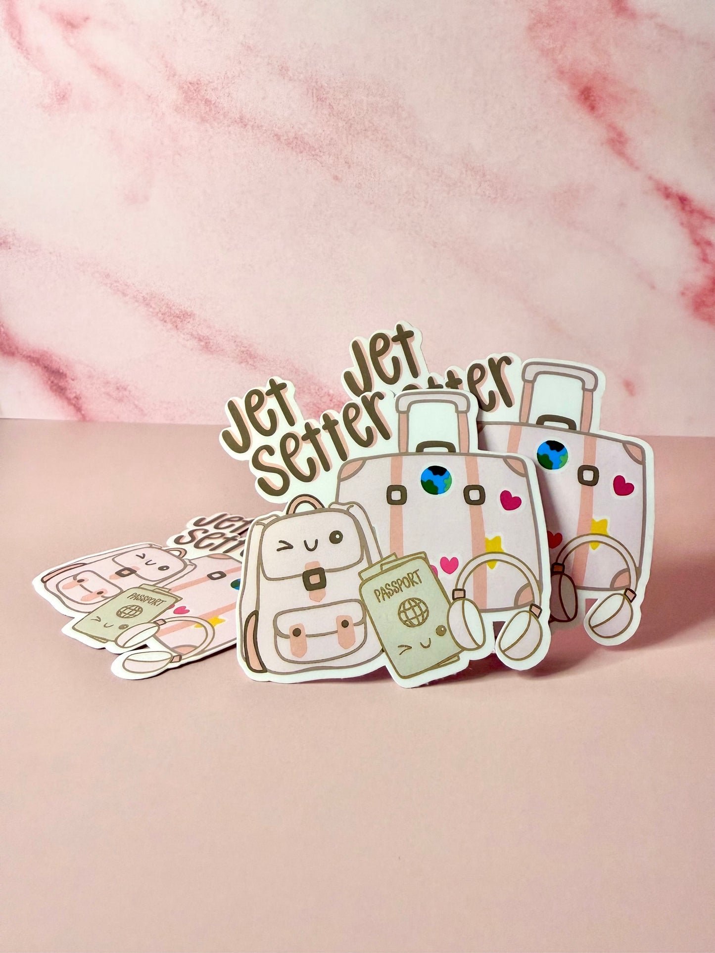 Travel Luggage Sticker - large | Vinyl Sticker