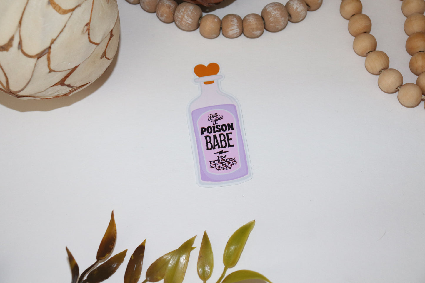 Potion Vinyl Sticker | Cute Poison bottle