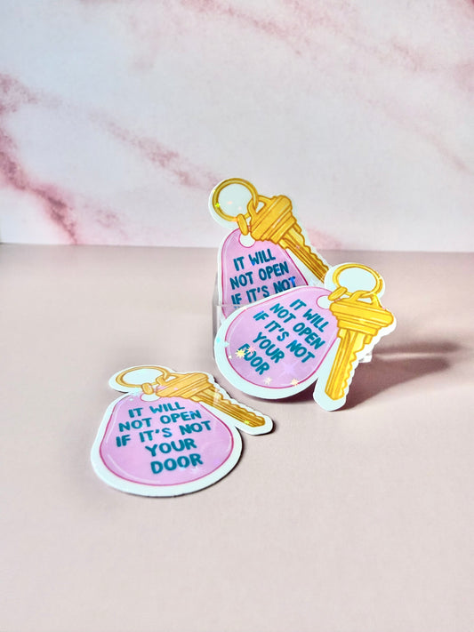 Inspirational Key Sticker | Vinyl Sticker