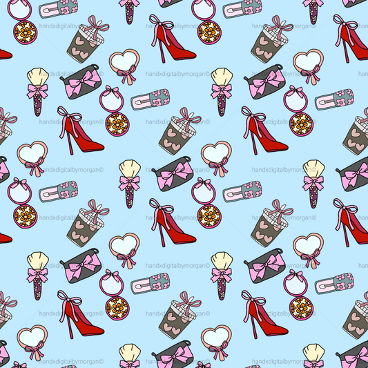 Serena - Seamless Pattern | Digital Download PNG
