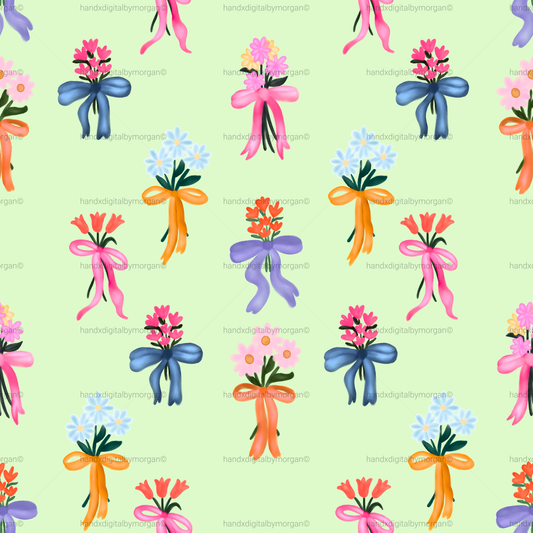 Iris - Seamless Pattern | Digital Download PNG
