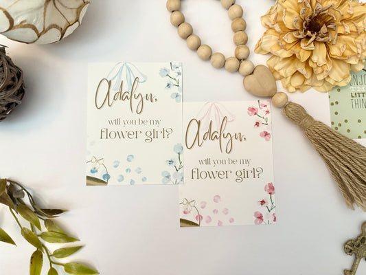 Flower Girl Proposal