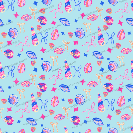 Isla - Seamless Pattern | Digital Download PNG