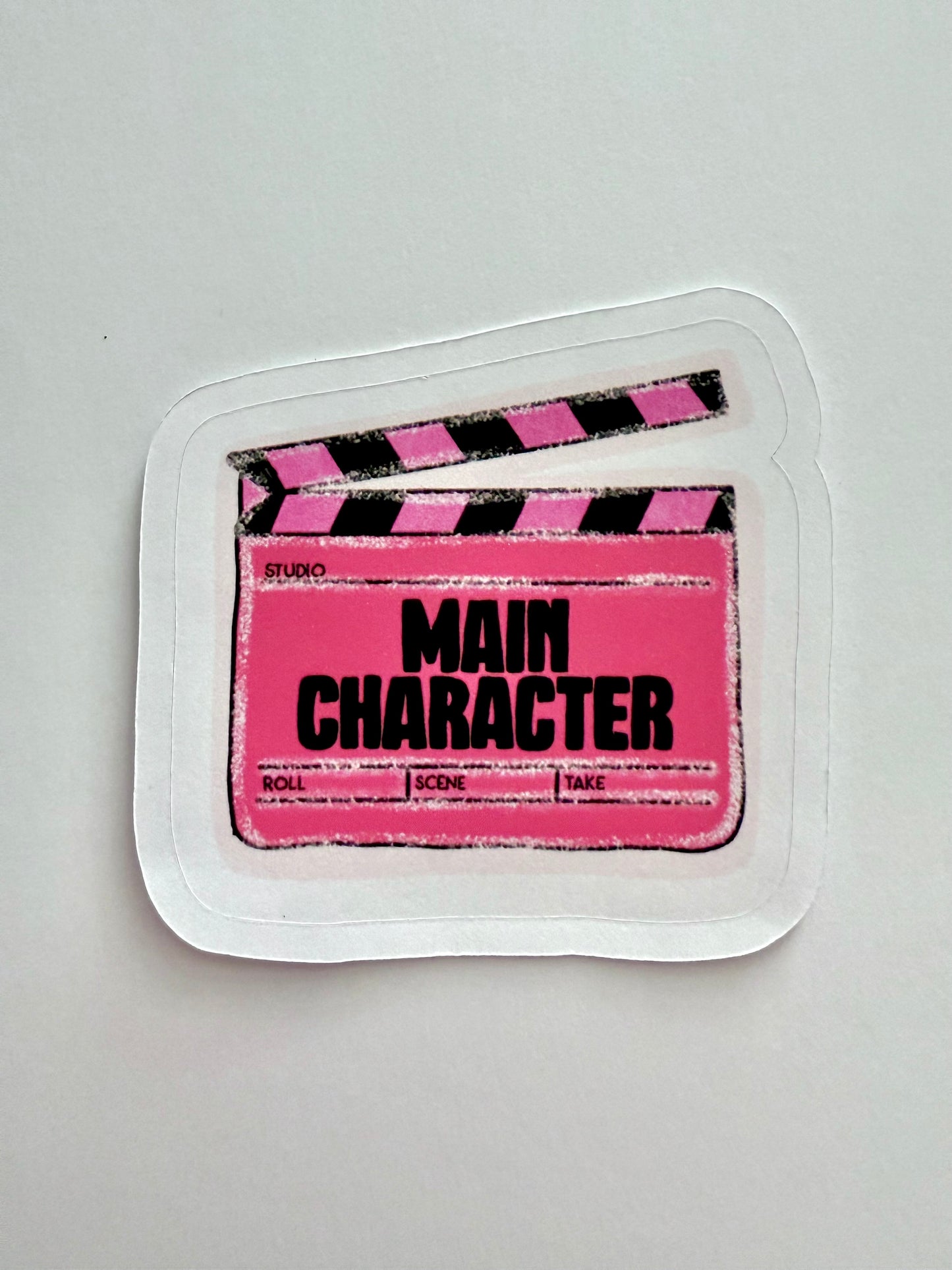 Main Character Energy Sticker – Trendy Aesthetic Motivational Vinyl Sticker