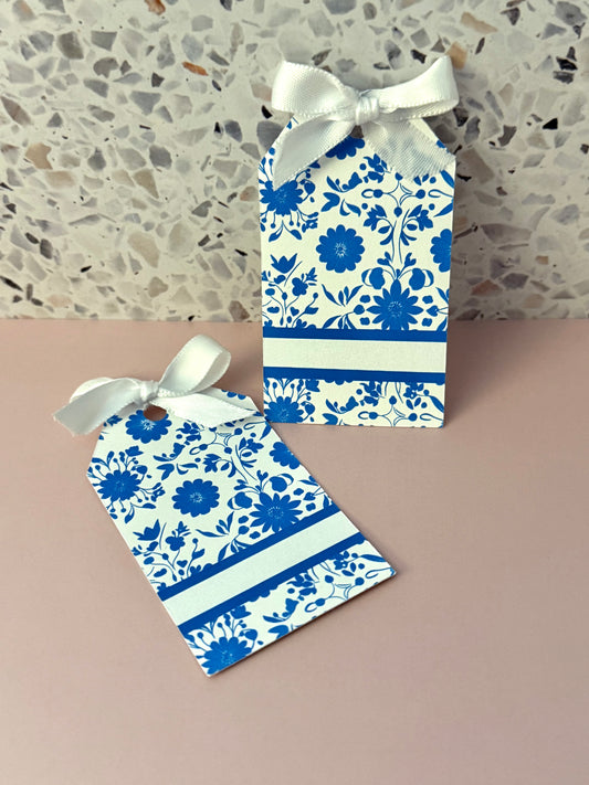 Gift Tags | Blue Porcelain Gift Tag