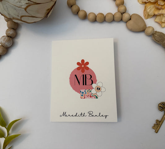 Retro Personalized Note Cards – Custom Vintage Style Stationery with Envelopes