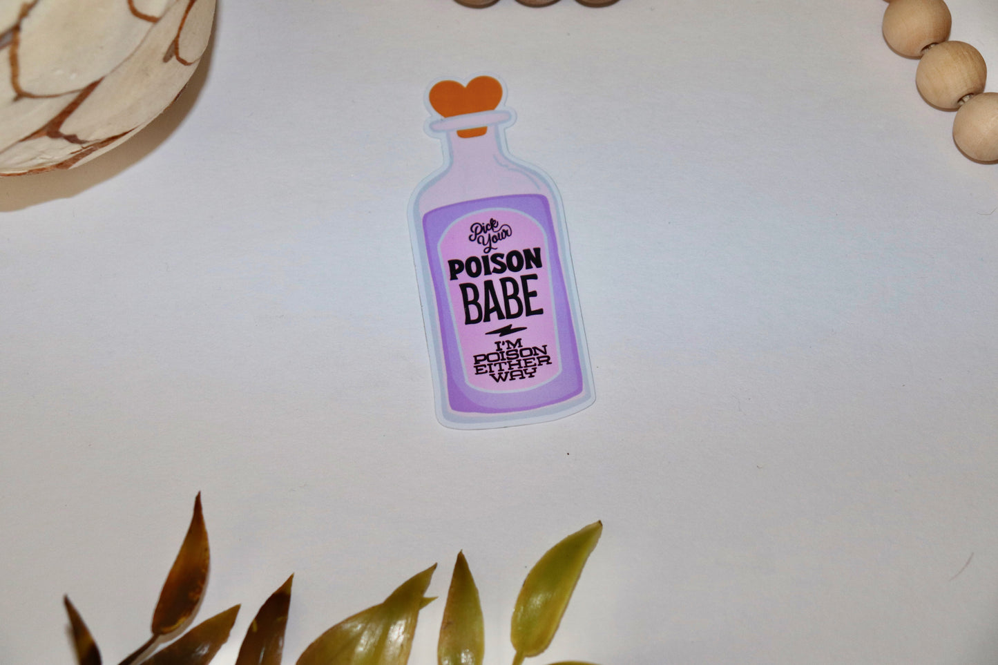 Potion Vinyl Sticker | Cute Poison bottle
