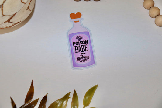 Potion Vinyl Sticker | Cute Poison bottle