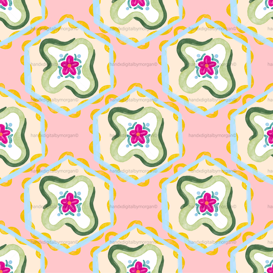 Florence - Seamless Pattern | Digital Download PNG
