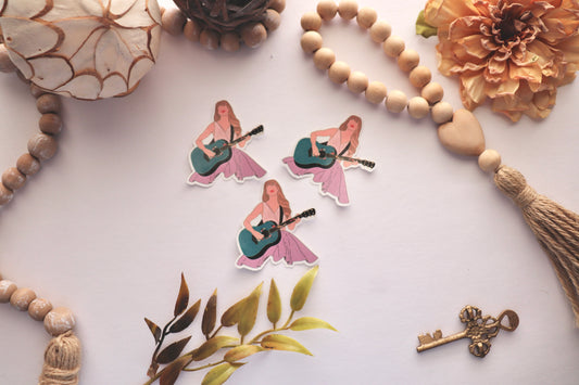 Girly Pop Music Inspired Concert Sticker | Music Vinyl Sticker